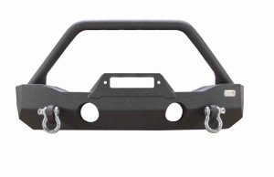 Jeep Gladiator JT Front Bumper - Fishbone Offroad - Mako Front - Black textured powder coat - `20-`27